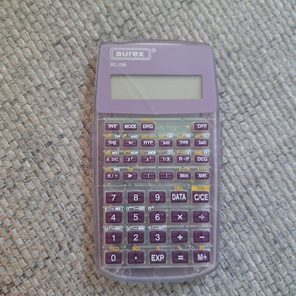 aurex sc-108 i scientific calculator