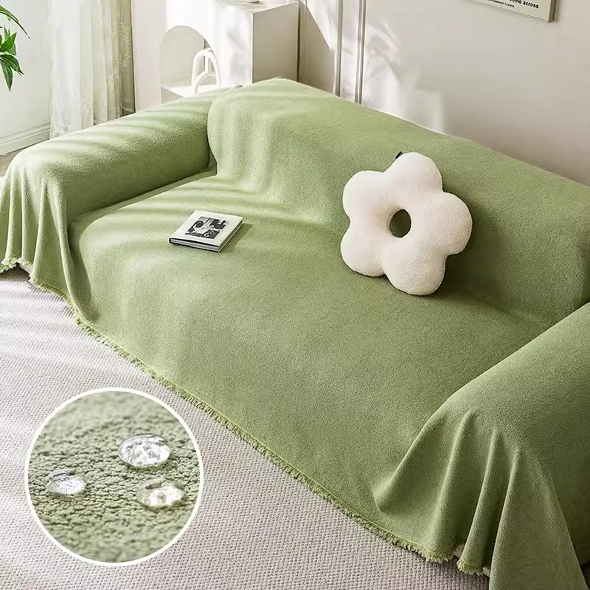 Waterproof throw for best sale sofa