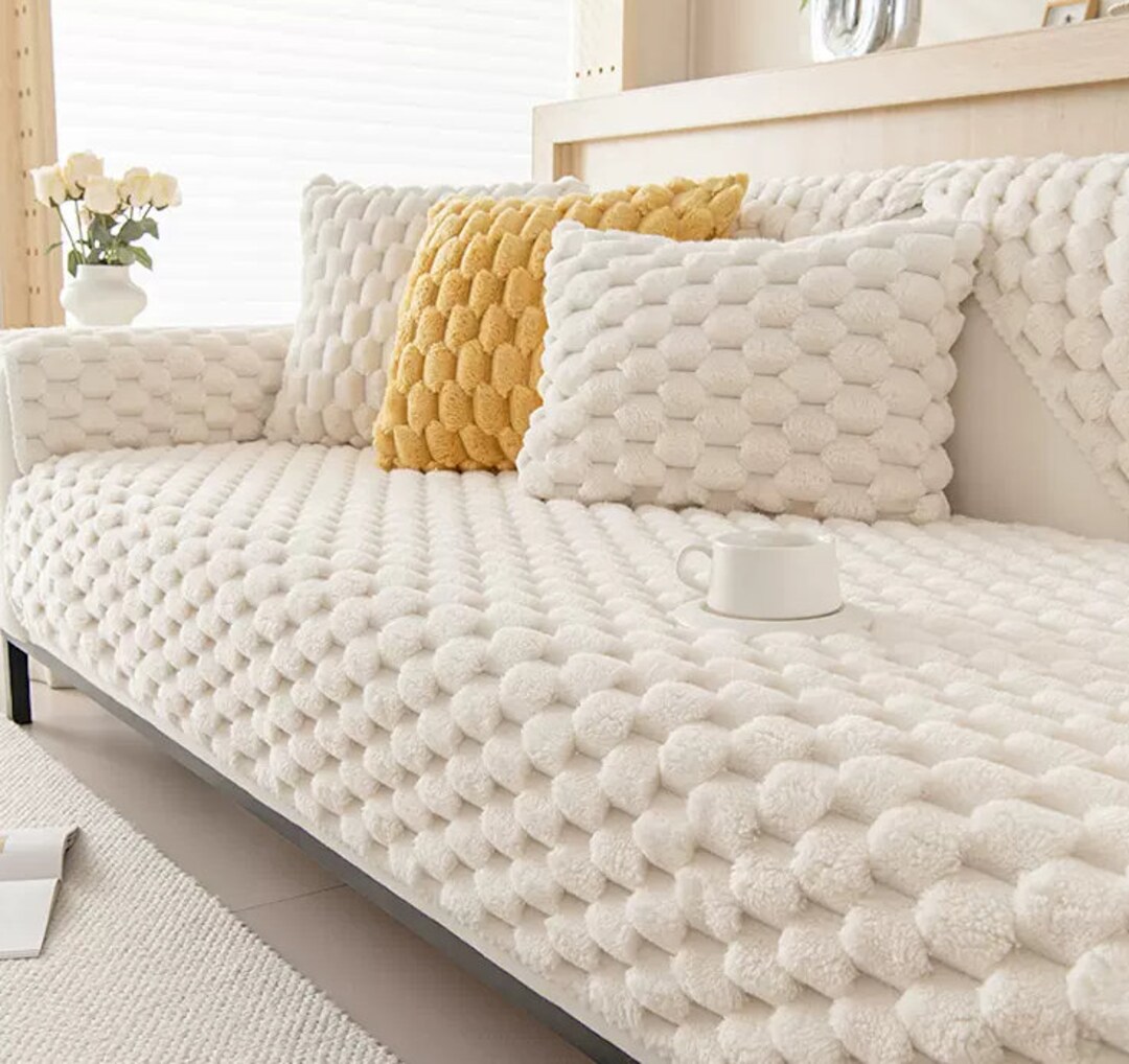 Winter Warm Thick Sofa Cover Nap Blanket Soft Sofa Cover Plush Sofa