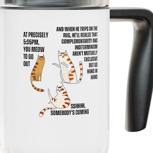 Physics Quantum Mechanics Travel Mug: Gift for Physicists, String Theorists