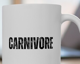 Carnivore Kaffeebecher 15 Unzen: Fleisch-Liebhaber-Geschenk