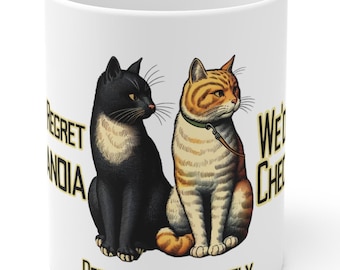Streetwise Thug Cats Coffee Mug: Funny Cat Lover Gift