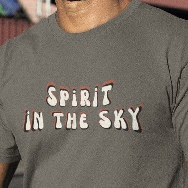 1960s Rock Shirt Spirit in the Sky Tshirt Rocking Roll Rock On n On Top Friend in Jesus Rocking Hit Wonder Hippie Summer of Love Tee