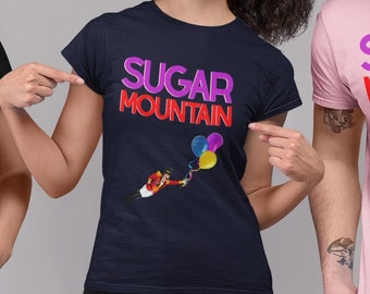 Sugar Mountain Circus T-Shirt: Big Top Barker with Balloons