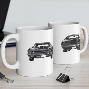 1969 Chevy Chevelle Vintage Car Ceramic Mug - Perfect Gift for Car Lovers, Coffee Lovers, Father&#39;s Day, Kitchen Decor, Road Trip Memento