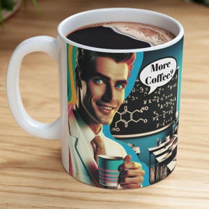 Retro Physicist Coffee Mug – Funny Professor Gift