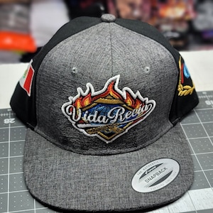 Cachucha Belica,vida recia, 100 Embroidered, BLK Hat Snapback, Sinaloa Hat, Mexico, Corridos Belicos Hat, Chapo 100 gorra Belica