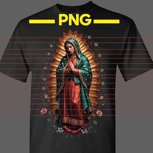 Virgen Maria PNG para Sublimacion, DTF, Transparente , virgen de guadalupe, virgencita maria, virgen mexicana, Mary virgin, virgen y rosas