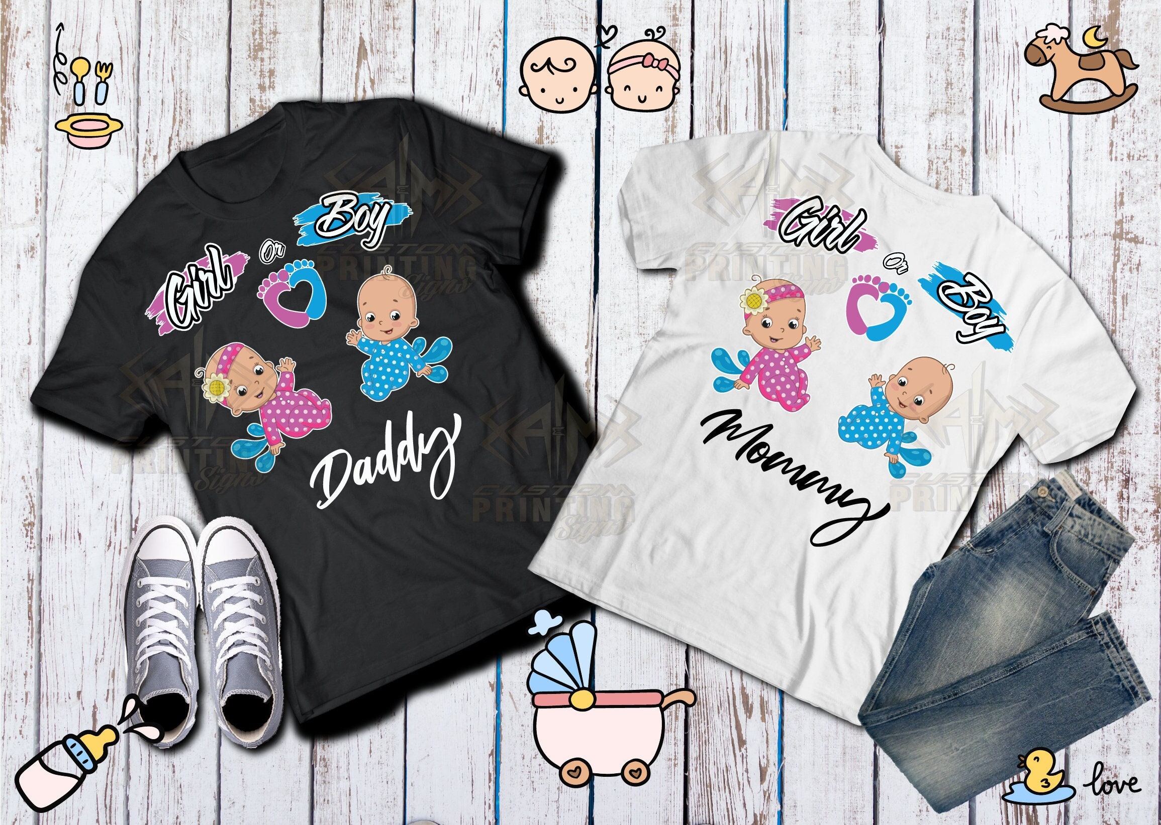 Camisas para online baby shower niño