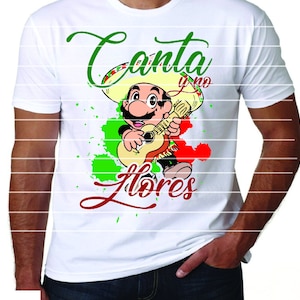 Mario Viva Mexico- 16 september - Mexicana - Mexicano - Diseño patrio mexicano - PNG - Sublimacion - DTG - Mexicaanse rosas rojas - Mario bros