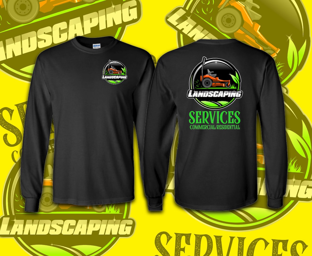 Landscaping T-shirt Long Sleeve, Camisa Para Jardineros, Lawncare