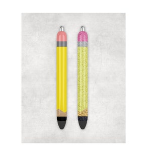 Pencil Pen Wrap, glitter pen wraps, pen wrap, epoxy pen wraps, Teacher gift, sublimation pen wrap, waterslide, sublimation PNG