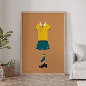 George Gregan Wallabies Rugby Union Illustration Poster | Digital Download | A5/A4/A3/A2/A1 Wall Art