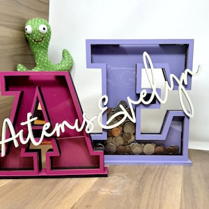 Personalized Money Box | Custom Name Piggy Bank | Gift for Kids ...