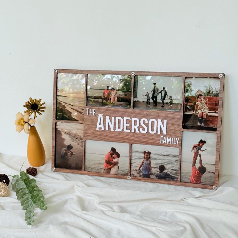 Family Multi Photo Picture Frame - Etsy