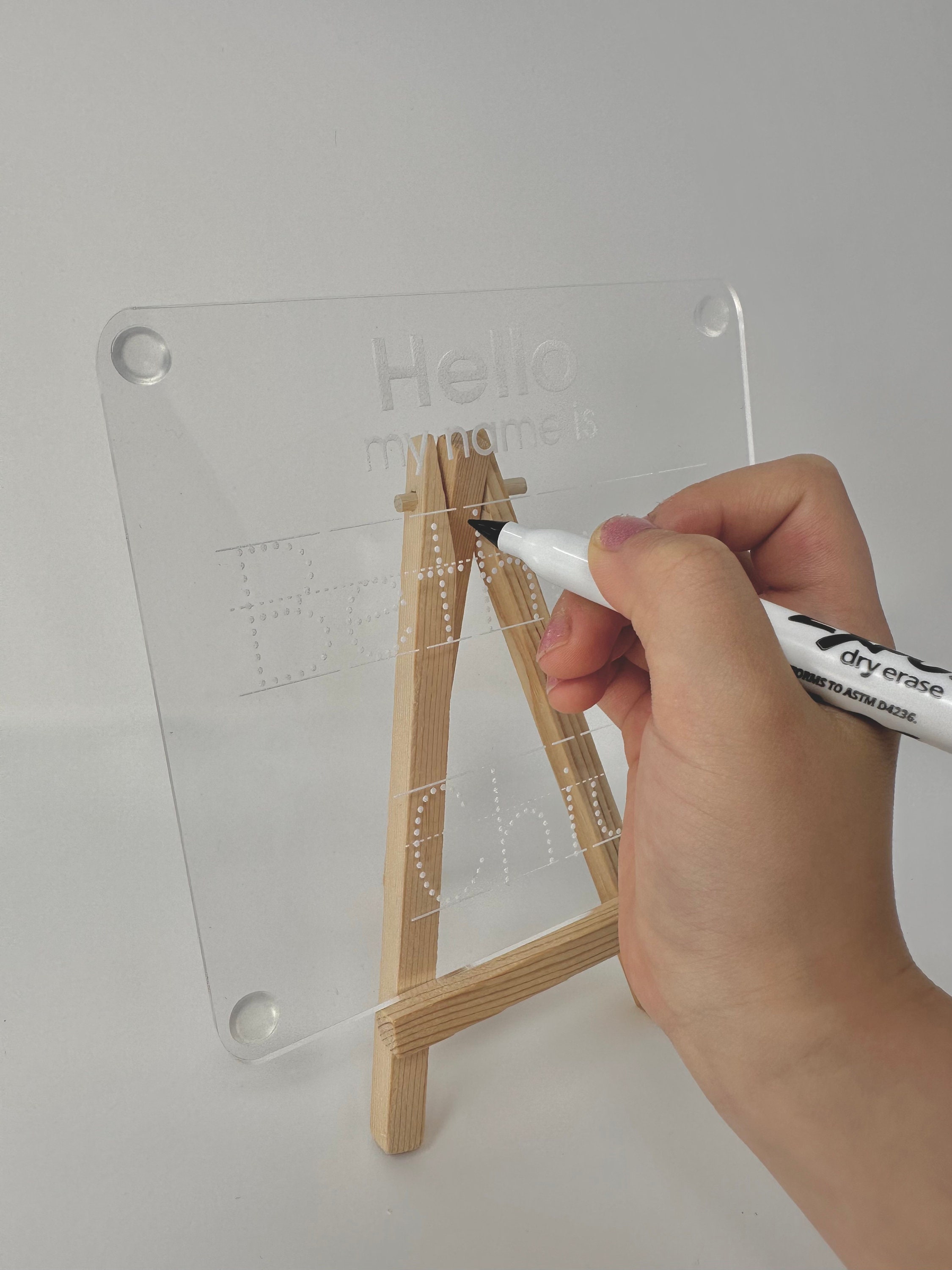 Personalized Name Tracing Board,dry Erase Name Tracing Board,letter