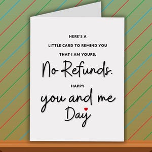 I Am Yours Anniversary Card, Funny Romantic Anniversary Gift For Him Or Her