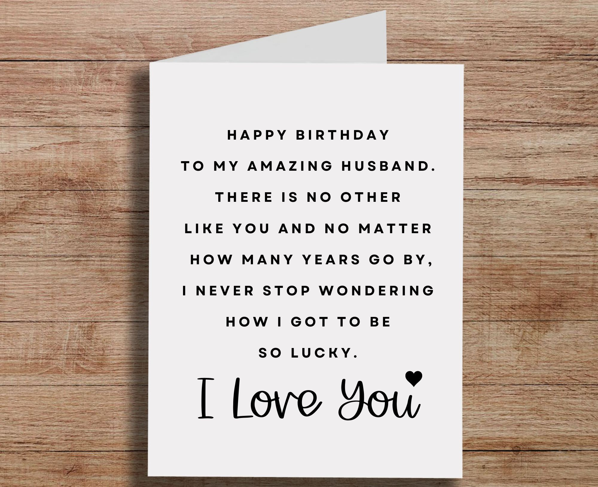 Husband Birthday Card, I Love You Card for Husband - Etsy, image size:2000x1629