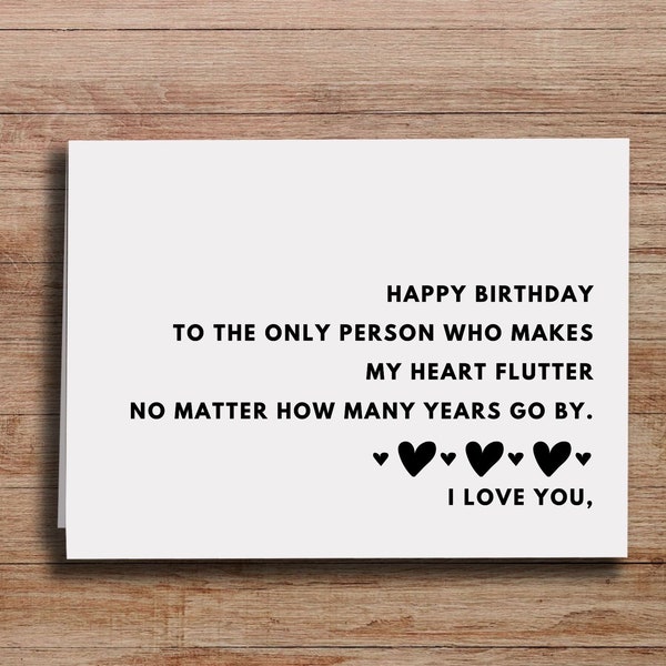 Sweet Card For Wife’s Birthday, Mother’s Day, Happy Birthday, There Is No Other Like You, Card for Wife