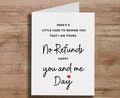 I Am Yours Husband Anniversary Card - Sweet  Anniversary Card - Humorous Anniversary For Him Or Her