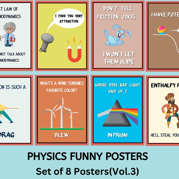 Physics Poster Etsy