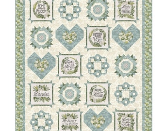Happiness Sampler Quilt Kit MODA Patchwork Quilting