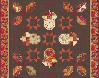 Acorn Quartet Quilt Kit MODA Patchwork Quilting
