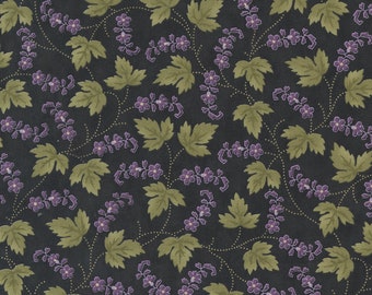 Iris & Ivy Ivy Covered Ebony 225215 MODA patchwork quilting fabric per half metre