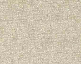 Tulip Tango Dotty Thatched Linen 48715158 MODA patchwork quilting fabric per half metre