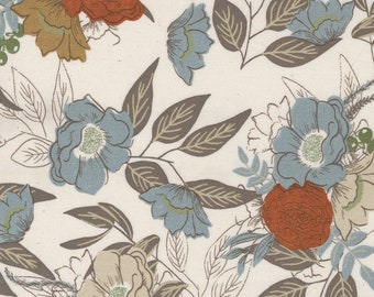 Slow Stroll Gratitude Bouquet Natural 4554111 MODA patchwork quilting fabric per half metre