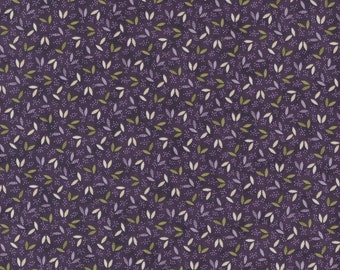 Iris & Ivy Cuttings Plum 225516 MODA patchwork quilting fabric per half metre