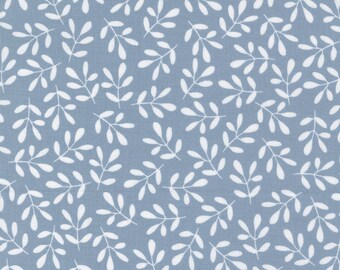 D is for Dream Sprigs Dark Blue 2512716 MODA patchwork quilting fabric per half metre