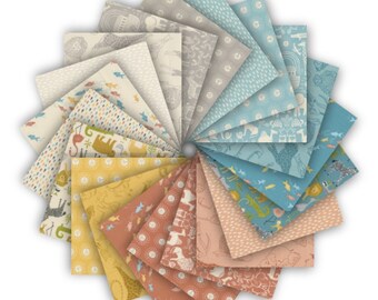 Noah's Ark Fat Quarter Bundle MODA Patchwork Quilting precut fabric