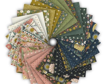 Imaginary Flowers Fat Quarter Bundle MODA Patchwork Quilting precut fabric