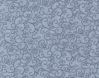 Winter Flurries Wreath Swirls Sky 688512 MODA patchwork quilting fabric per half metre