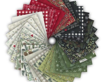Holidays at Home Jelly Roll MODA Patchwork Quilting precut fabric