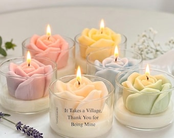 Thank you Candle, Appreciation Gift, A small candle to say a big thank you candle, Unique Wedding Thank You Favor, Thank you Gift Box,