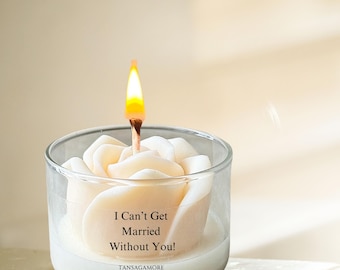 Bridesmaid Proposal, Bridesmaid Gifts, Bridesmaid Candle, I Can't Get Married Without You, Bridesmaid Proposal Candles Gifts