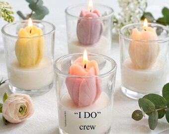 Bridesmaid Proposal Candle Boho Bridesmaid Gifts I DO Crew Candle  Wedding Day Gift for Bridesmaid Bridal Party Gift Ideas