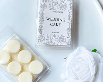 Fondant à la cire parfumé pour gâteau de mariage - Cadeau de mariage parfait - Cadeau d'anniversaire - Fondant pour bougies sans flamme fait main