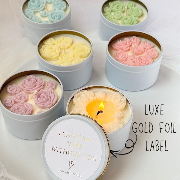 Pedido de casamento para madrinhas, presentes para madrinhas, vela para madrinhas, não consigo dizer que vivo sem você, velas para pedidos de casamento para madrinhas