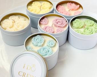 I DO Crew Bridesmaid Candles,  Bridesmaid Proposal Gifts, Bridal Party Gift Ideas, Personalized Bridesmaid Candles