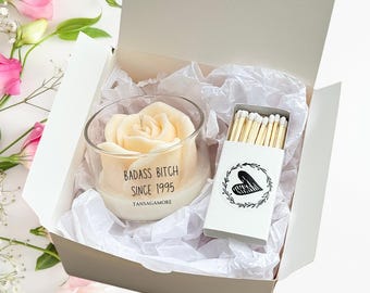 30th Birthday Candle Gift for Her, Personalized Candle, Unique 30th Birthday Gift, Soy Wax Candle, Special Occasion Gift for Women