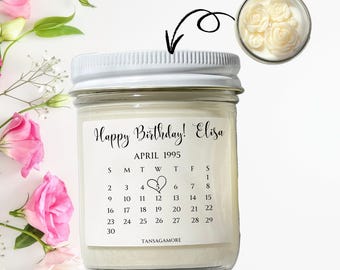 Personalized Candle Custom Name, Funny Birthday Gift for Her, Christmas Best Friend Gift Personalized Birthday, Friend Gift