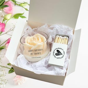 ハッピーバースデーキャンドル - ガールフレンドへの面白い誕生日プレゼント - 彼女への誕生日プレゼント - 女性のためのユニークな誕生日キャンドル - 手作りギフト