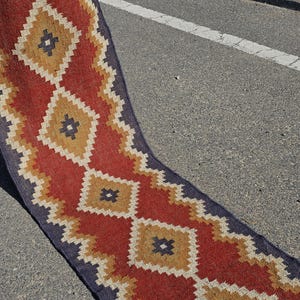 Handmade Wool Jute Kilim Runner Rug Handwoven Kilim Rug Hallway Long Runner Traditional , Bedroom Outdoor, Gallery, Antique Decor Runner