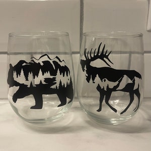 Nature-Inspired Wine Glasses