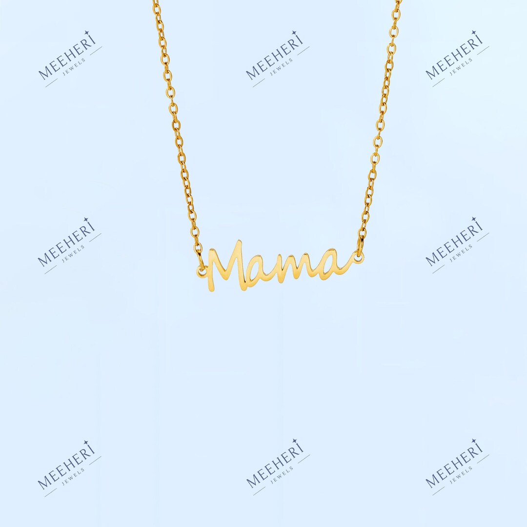 Mama Toggle Pendant Necklace
