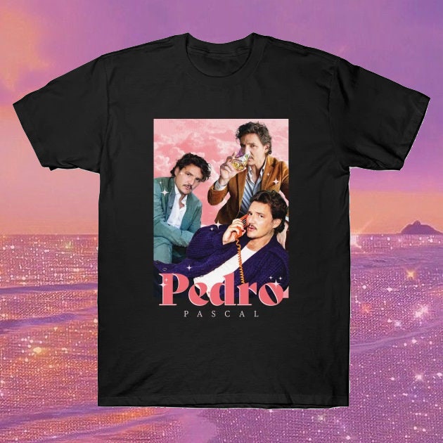 Discover PEDRO PASCAL Shirt, Actor Pedro Pascal Shirt Retro 90s, Javier Pea, Narco Pedro Pascal Fans Gift