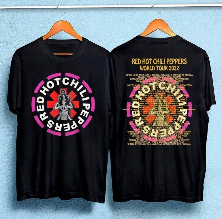 Red Hot Chili Peppers 2022 World Tour Shirt, Return Of The Dream Canteen